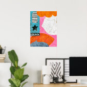 Crème de glace après-midi Poster Wall Art (Bureau à domicile)