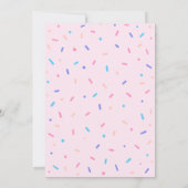 Crème de glace avec arrosage Invitation de fête d' (Dos)