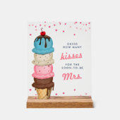 Crème de glace Combien de baisers Fête des mariées (Recto)