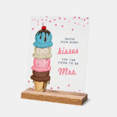 Crème de glace Combien de baisers Fête des mariées (Angle)