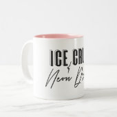 Crème de glace et Neon Dreams Mug (Devant gauche)