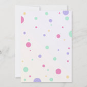 Crème de glace Invitation de fête du 2e anniversai (Dos)