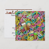 Crème de glace Invitations de fête irrésistibles (Devant / Derrière)