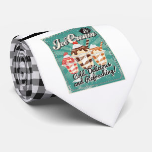 Crème de glace rétro cravate