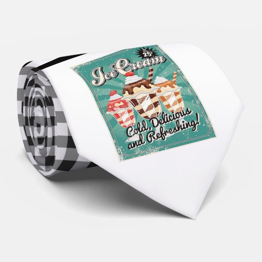 Crème de glace rétro cravate (Roulé)