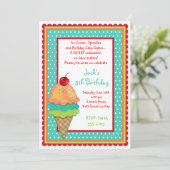 Crème de glace Traite Les Invitations De Garçons D (Debout devant)