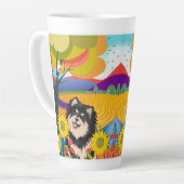 CRÈME DE LA CROP Crème Lapphund Mug Finlandais (Angle gauche)