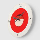 Crème d'influence asiatique Noir rouge> Horloges s (Angle)