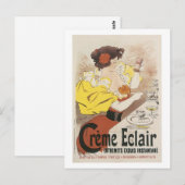 Creme Eclair Entremets Exquis Instante AD Briefkaart (Voorkant / Achterkant)