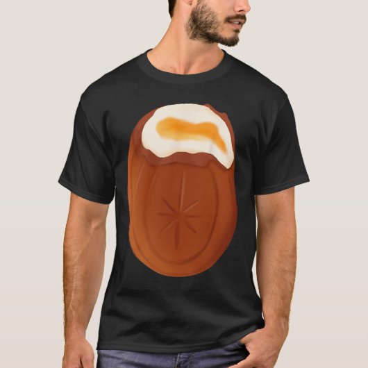 Creme Egg Chocolate Pasen Eigenzinnig Raar Grappig T-shirt (Voorkant)