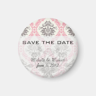 crème en grijze bruine dampblaasjes magneet