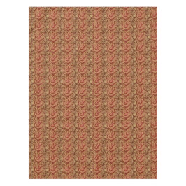  crème en rode paisley tafelkleed