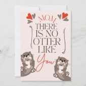 Crème et Brown Poule de Otter Carte de fête des mè (Devant)