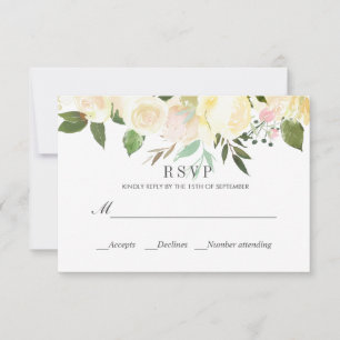 Crème et gris   Printemps classique MARIAGE RSVP
