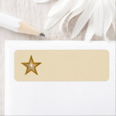 crème étiquette Gold Star plaine (En situation)