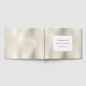 Crème Faux Leder Gastenboek (Volledig)