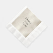 Crème Faux Leder Servet (Hoek)