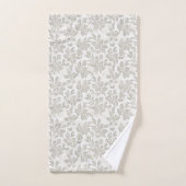 Crème Florale Blanche Chic (Serviette à main)