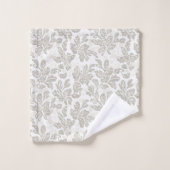 Crème Florale Blanche Chic (Gant de toilette)