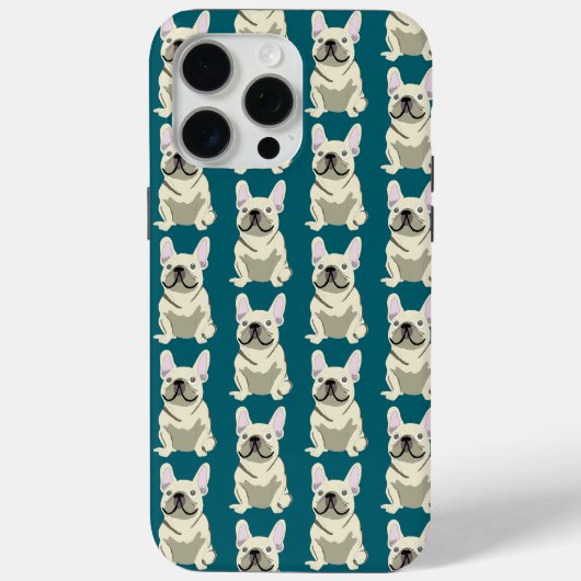 Crème Franse Bulldog Case-Mate iPhone Case (Achterkant)