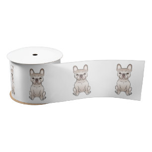 Crème Franse Bulldog / Franse Cute Cartoon Hond Lint