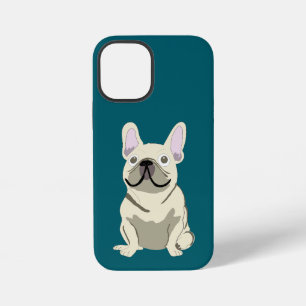 Crème Franse Bulldog, iPhone 12 Mini Hoesje