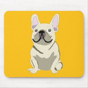 Crème Franse Bulldog, Muismat