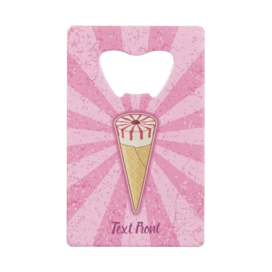 Crème glacée au cône de sucre (Devant)