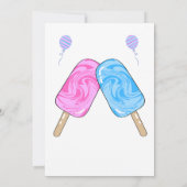 Crème glacée Baby Genre Reveillez Invitation (Dos)