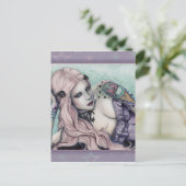 Crème glacée bubblegoth Tattoos Girl pastel carte  (Debout devant)