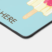 Crème glacée de couleur et de texte personnalisés (Coin)