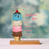 Crème glacée d'été Fête des mariées bar Mimosa (Neutre)