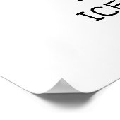 Crème glacée fraîche ⎥ affiche personnalisée (Coin)