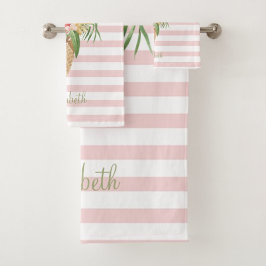 Crème glacée, Fruit Feuille tropical, Grès roses (En situation)