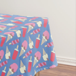 Crème glacée graphique et nappe Popsicles