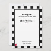 Crème glacée Invitation de fête d'anniversaire (Dos)