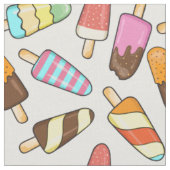 Crème glacée Popsicles tissu Motif (Fermer)
