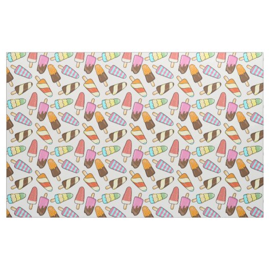 Crème glacée Popsicles tissu Motif (Fat Quarter)