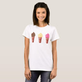 Crème glacée - T-shirt (Devant entier)