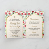 Crème Goud Rode Rozen Alles In Een Sikh Bruiloft (Binnen)