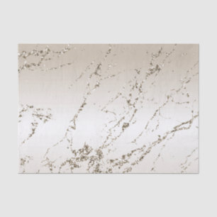 Crème Gouden Glitz Marmer Glitter Bruiloft Feest Tissuepapier