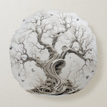 Crème, Grijs, en Bruine Boom van het Leven