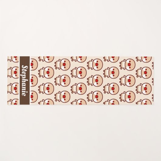 Crème Java mus Yogamat (Voorkant (horizontaal))