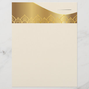 Crème kleur Letter hoofd papier Briefhoofd