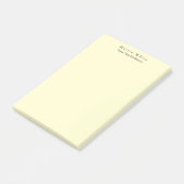 Crème Kleur Plain Elegant Professioneel Modern Post-it® Notes (Schuin)