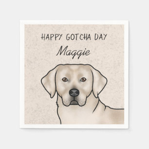 Crème Labrado Retriever Lab Hond Gotcha Dag Servet