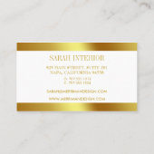 CRÈME LINNEN VISITEKAARTJE (Achterkant)