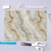 Crème Marmeren Textuur Tissuepapier (Craft)
