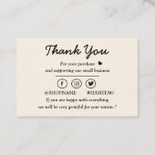 Crème moderne et Carte de visite or (Devant)