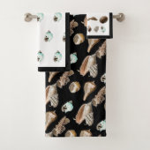 Crème nautique moderne Turquoise coque Salle de ba (En situation)